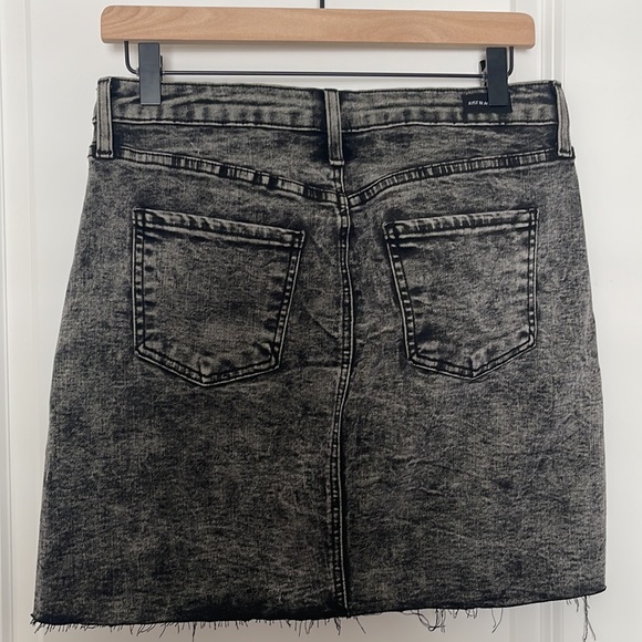 Black denim mini skirt - Picture 5 of 5